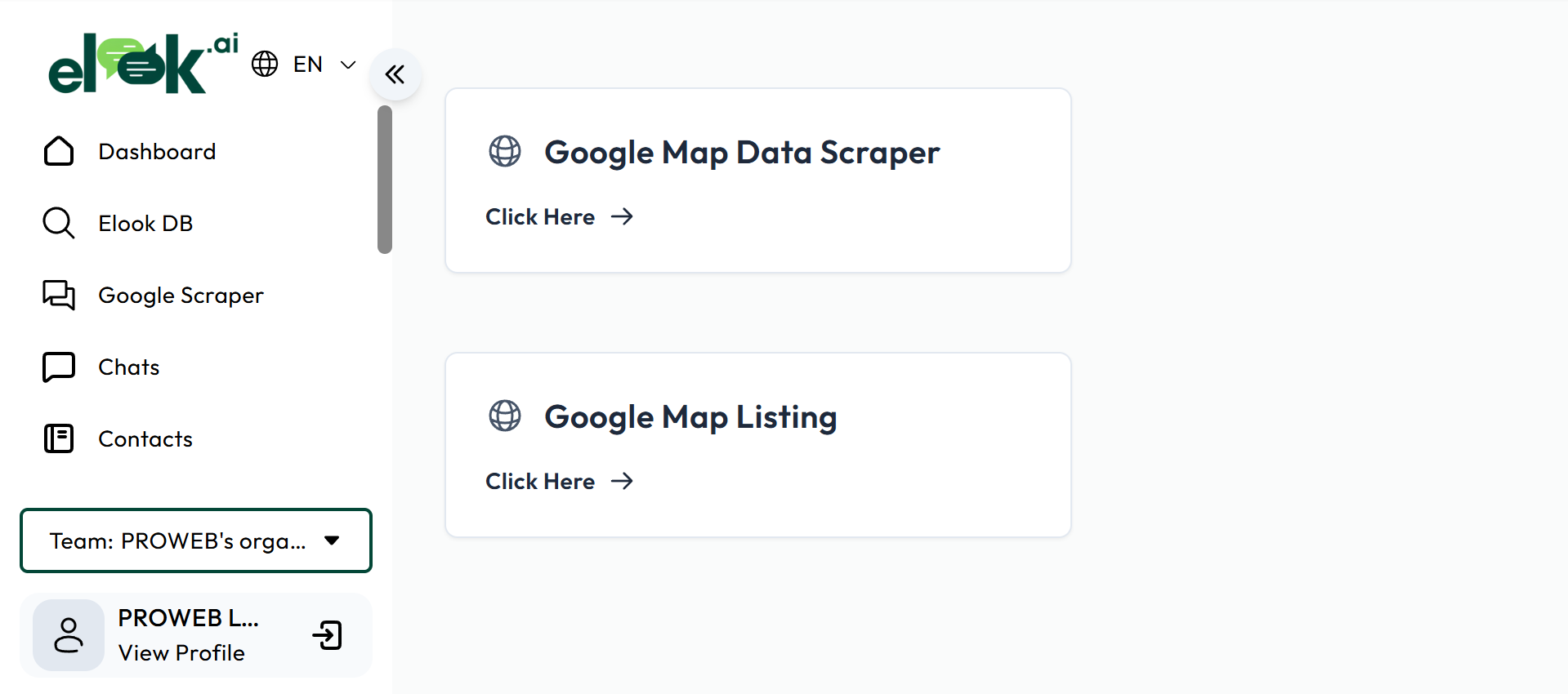 Elook.ai Google Scraper